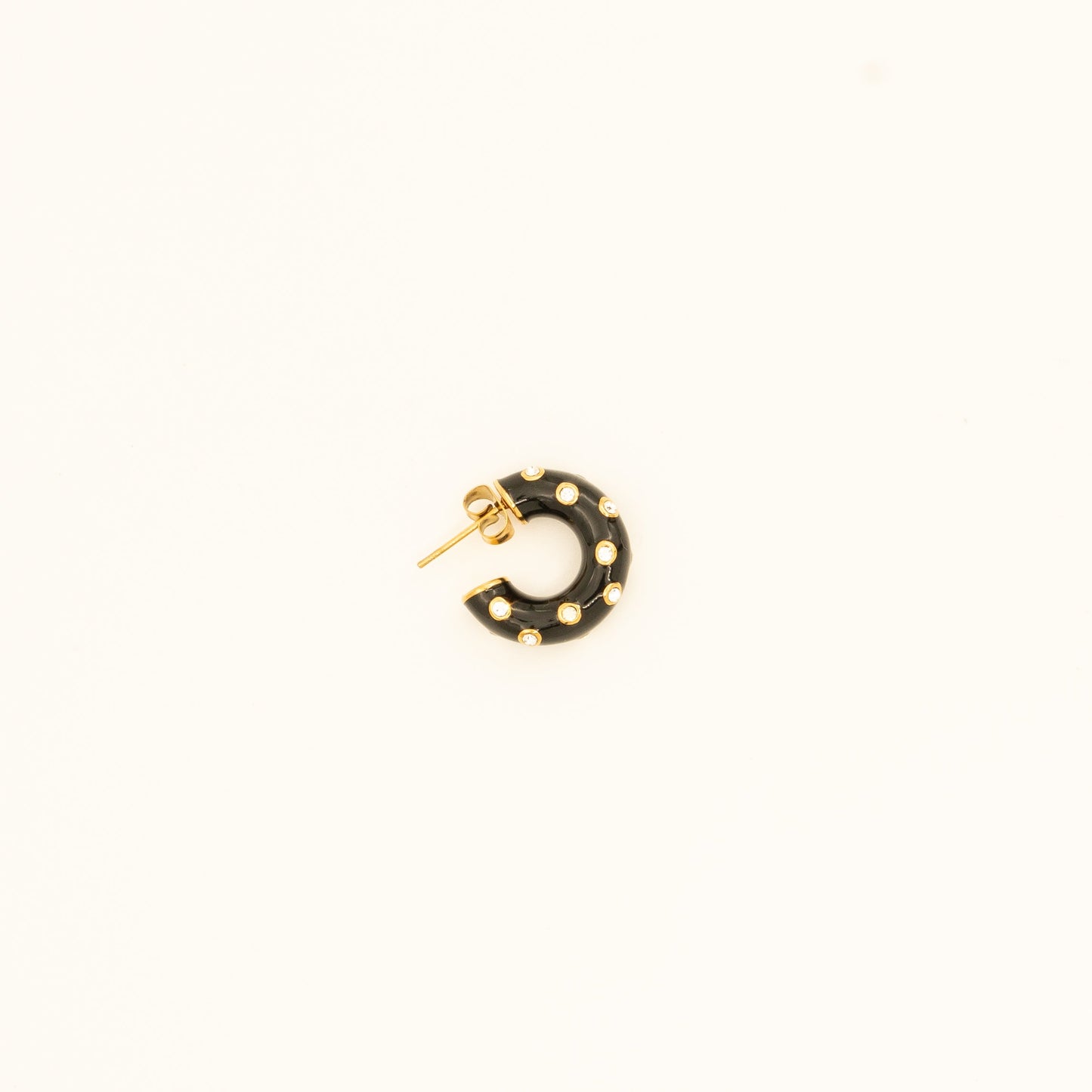 Black Luna Hoops